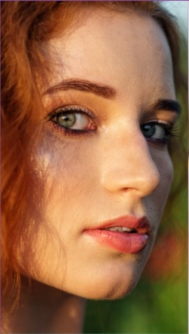 Portrait of a young woman